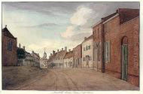 A Folio Of Watercolours Of Views Of Ampthill, Bedfordshire Oil Painting by Thomas Fisher