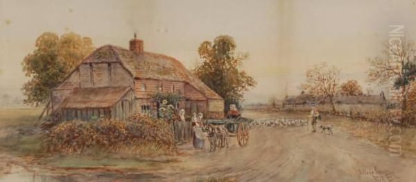 Watercolour Oil Painting by Fred Fitch