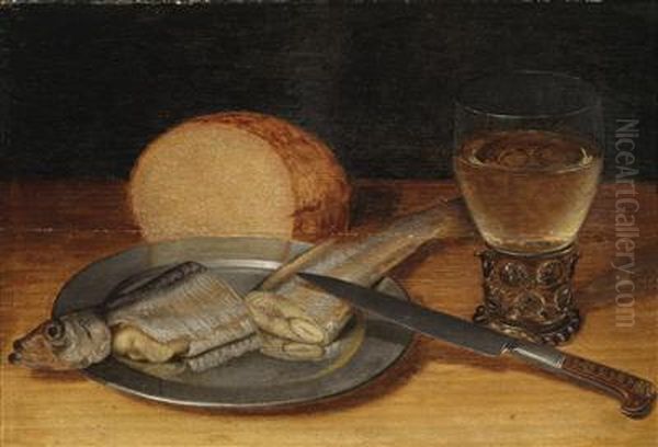 A Lenten Still Life Oil Painting by Georg Flegel