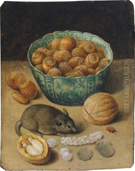 Stillleben Mitmaus Oil Painting by Georg Flegel