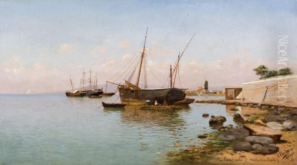 Marina Oil Painting by Enrique Florido Bernils