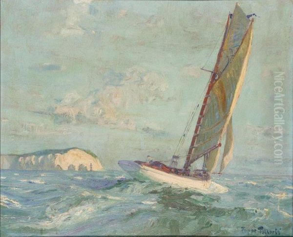 Rounding The Needles Oil Painting by Poppe Folkerts