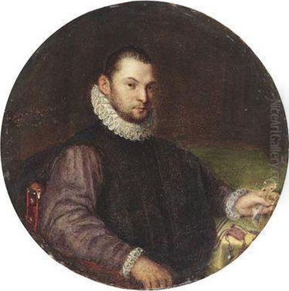 Portrait Of A Young Man Oil Painting by Lavinia Fontana