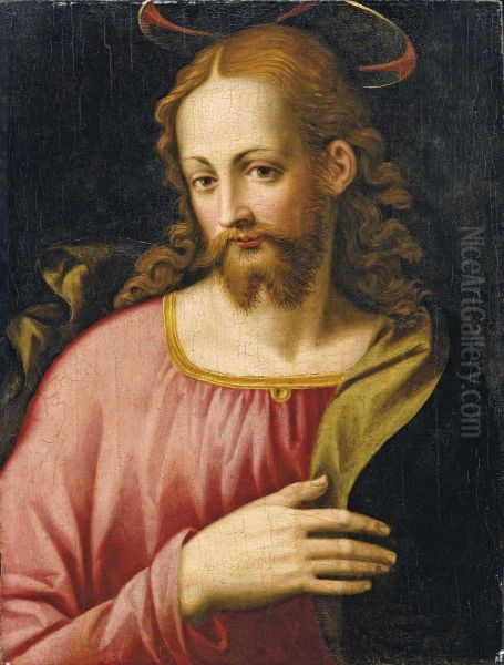 Il Salvatore Oil Painting by Prospero Fontana