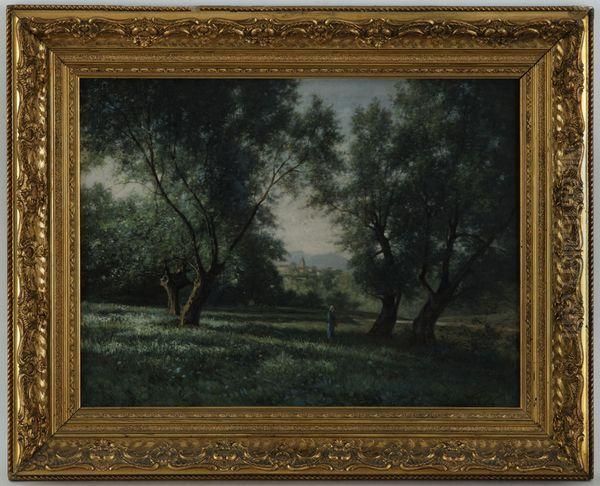 Paysage Anime Oil Painting by Horace Antoine Fonville