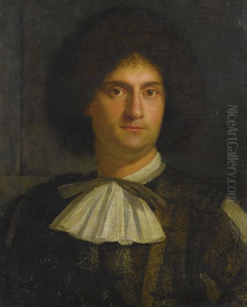 Portrait Of A Man Oil Painting by Girolamo Forabosco