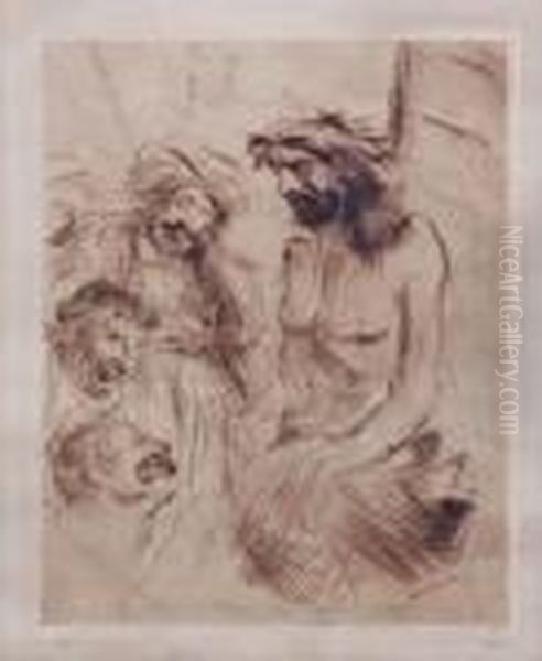 Le Christ Aux Outrages Oil Painting by Jean-Louis Forain