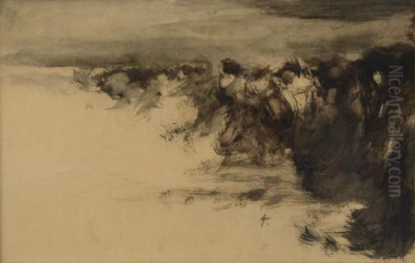 Effet De Foule Oil Painting by Jean-Louis Forain