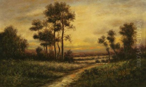 Late Afternoon Oil Painting by Charles Stuart Forbes