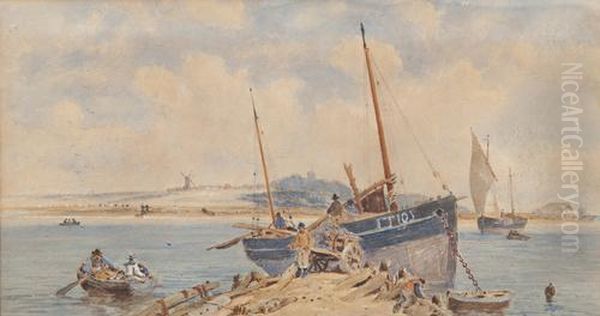 Southwold And Walberswick Oil Painting by F. Ford