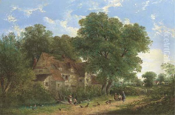 Reigate, Surrey Oil Painting by Thomas J. Ford