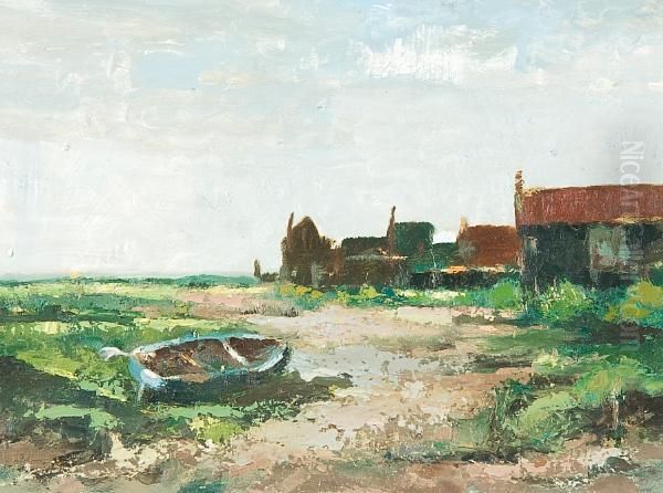 Brancaster Oil Painting by William Henry Ford