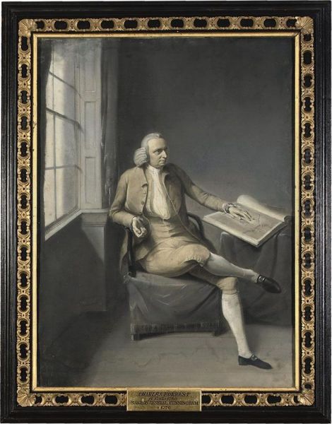 Portrait Of Surgeon-general Cunningham Oil Painting by Charles Forrest