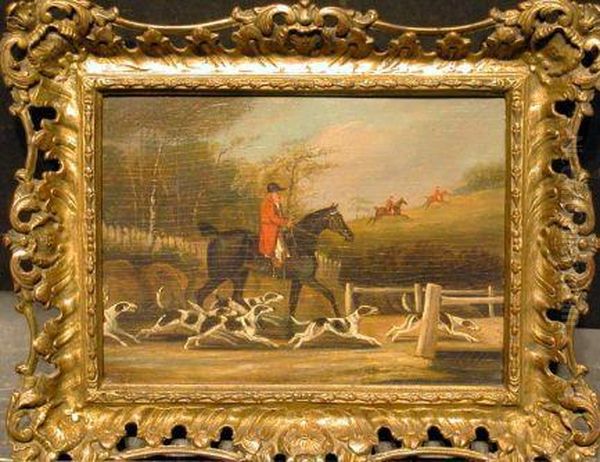 Hunting Scenes: Four Oil Painting by William Forrest