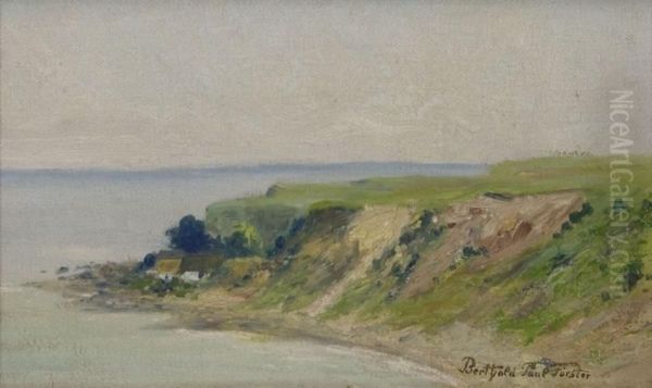 An Der Ostseekuste - Rugen ? Oil Painting by Berthold Paul Forster