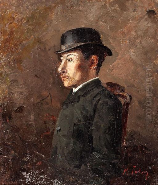 Retrato De Joan Sarda Oil Painting by Mariano Jose Maria Bernardo Fortuny y Carbo