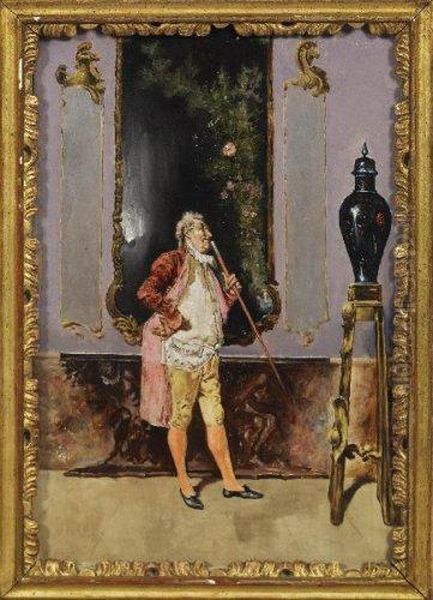 Elegant Oil Painting by Mariano Fortuny Y Madrazo