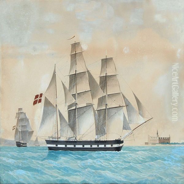 Baltazara, Dragor Oil Painting by Peder Nielsen Foss