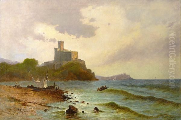 La Spezia Oil Painting by Agostino Fossati