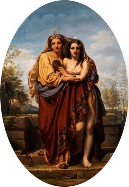 Allegorie Von wahrheit Und schonheit Oil Painting by Felix Fossey