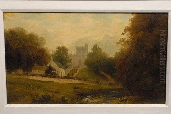 Haddon Hall Oil Painting by William Foster