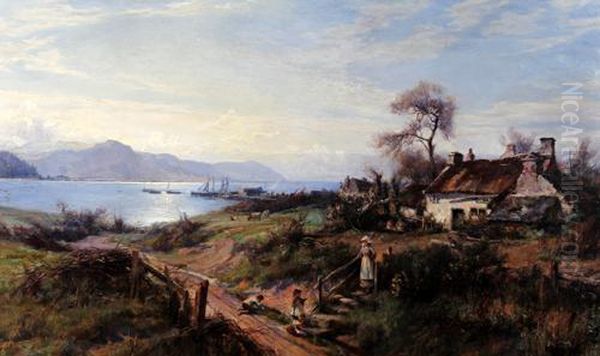 The Conway Estuary From Deganwy Oil Painting by William Gilbert Foster