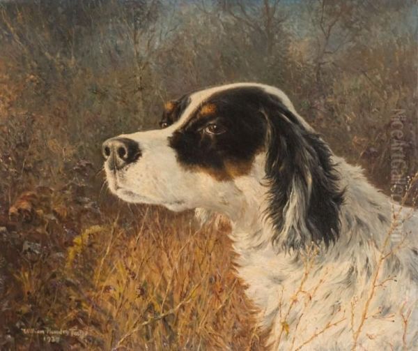 English Setter Oil Painting by William Harden Foster