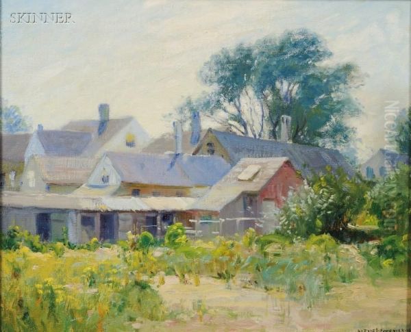 A Bit Of Old Provincetown Oil Painting by Alexis Jean Fournier