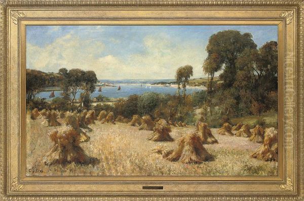 Full Tide On The Harridge Oil Painting by Charles James Fox