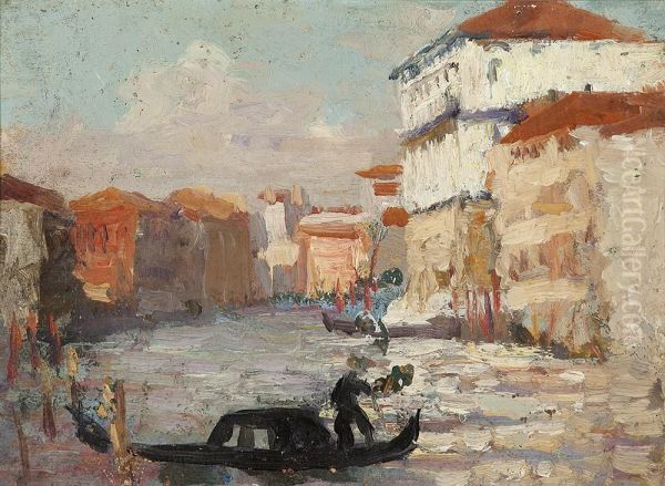 Venice Oil Painting by Emanuel Phillips Fox