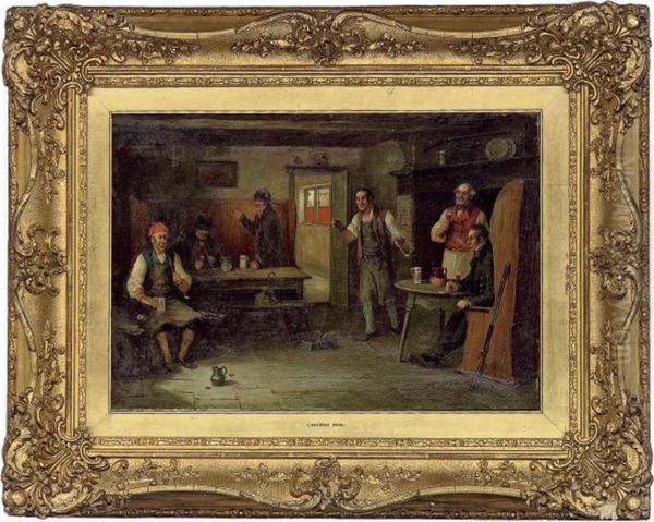 An Afternoon In The Tavern Oil Painting by George Fox