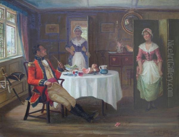 Nonchalance Oil Painting by George Fox