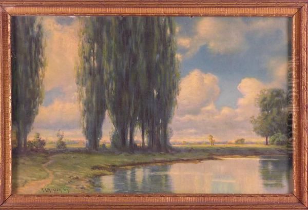 Landscape Oil Painting by Robert Atkinson Fox