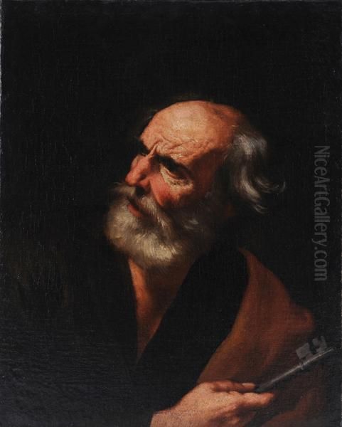 San Pietro Oil Painting by Cesare Fracanzano