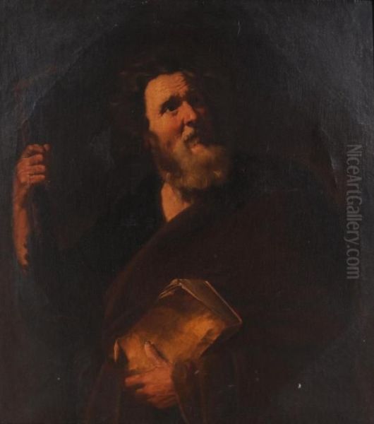 Il Profeta Geremia Oil Painting by Francesco Fracanzano