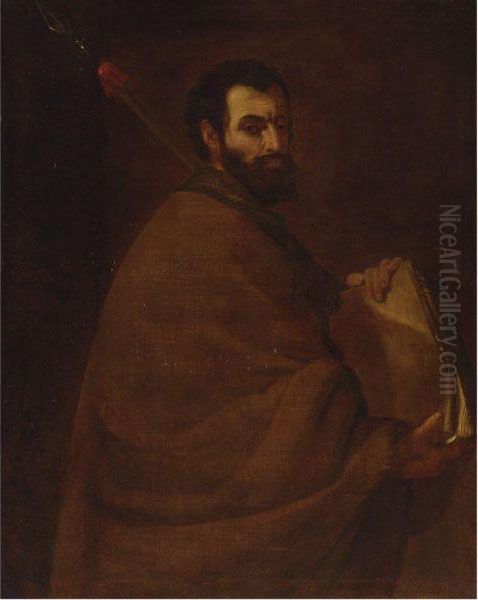 Saint Thomas The Apostle Oil Painting by Francesco Fracanzano