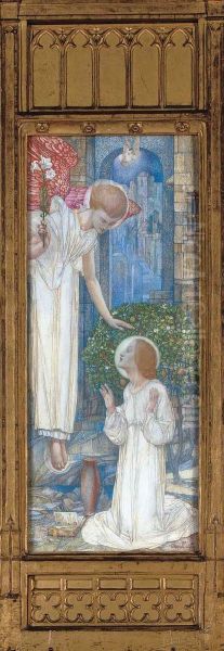 The Annunciation Oil Painting by Edward Reginald Frampton