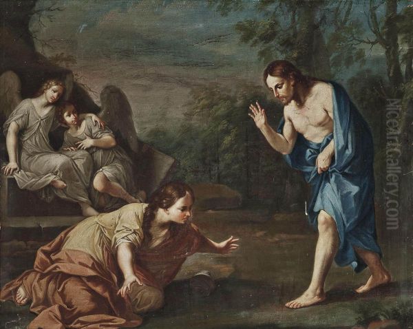 Noli Me Tangere Oil Painting by Marcantonio Franceschini