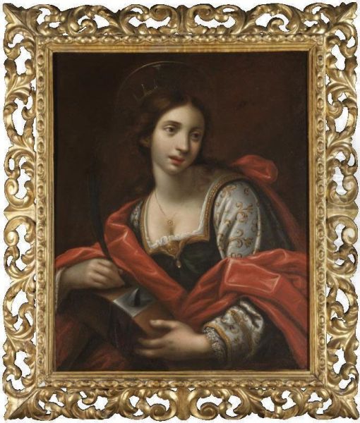 Saint Catherine Of Alexandria Oil Painting by Francesco Botti