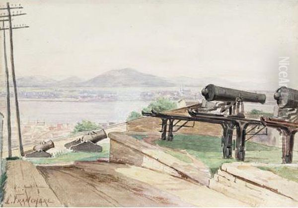 View From The Fortress Oil Painting by Joseph Charles Franchere