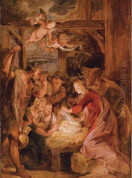 The Adoration Of The Magi Oil Painting by Lucas Ii Franchoys