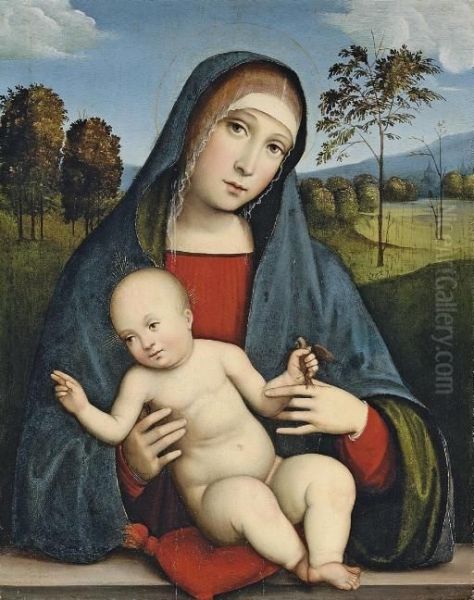 The Madonna And Child Oil Painting by Francesco Francia