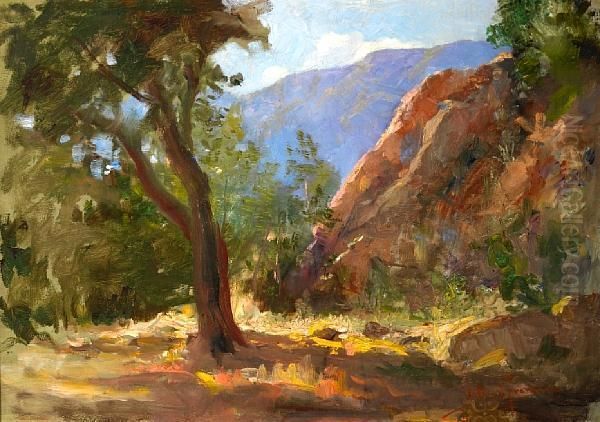 Shaded View Oil Painting by John Bond Francisco