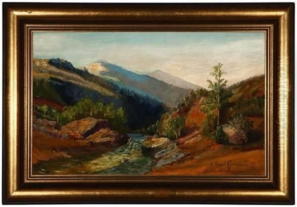 Sierra Nevada Landscape Oil Painting by John Bond Francisco