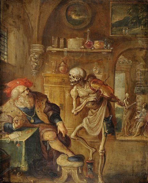 La Mort Joue Du Violon Oil Painting by Frans Francken