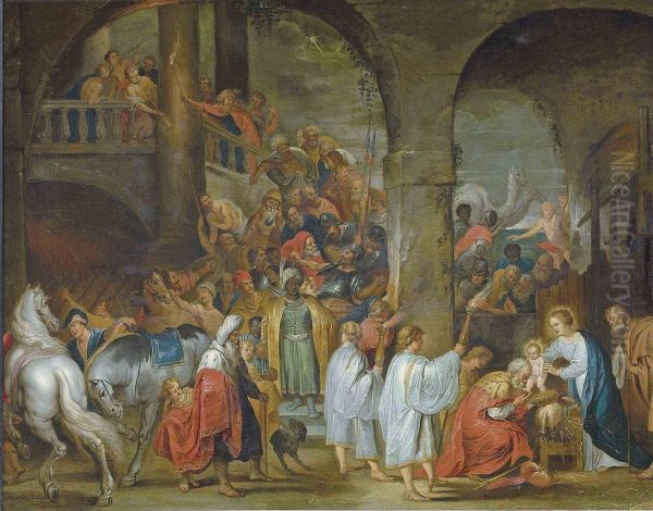 Francken 
 The Adoration Of The Magi by Frans Francken