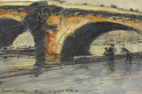 Le Pont Neuf Oil Painting by Frank Myers Boggs