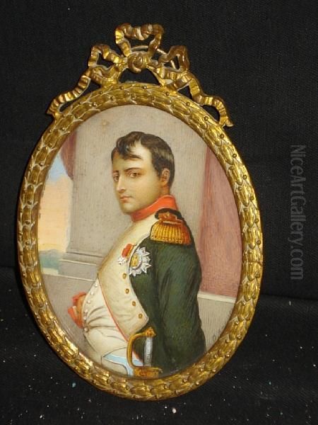 Napoleon Bonaparte Oil Painting by Robert Frank-Krauss