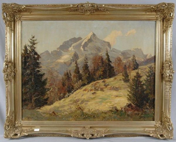 Gebirgslandschaft by Clemens Frankel