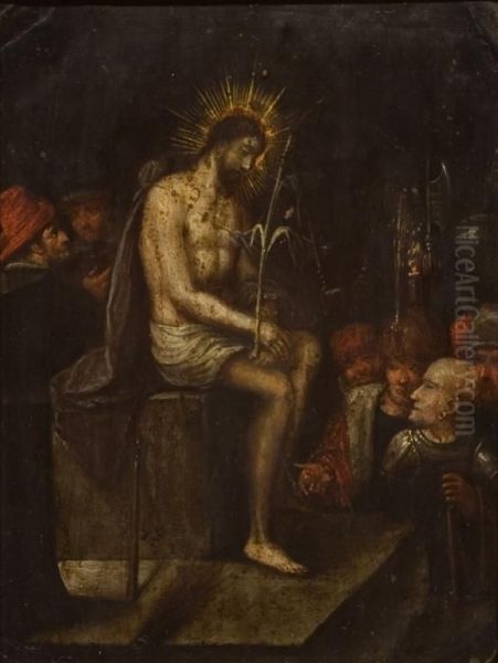 Ecce Homo Oil Painting by Franz Franken